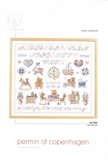 Permin of Copenhagen 39-1480 - Baby Sampler