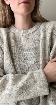 Canvas Sweater by Tonje Hodne - strikkekaffe
