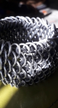 Chain mail-Dragon bangle