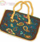 Coats & Clak - Red Heart LW2312 Paisley Purse by Lorraine  Savage  Sokolowski - Free
