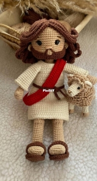 Ferpi Crochet - Fernanda Pitaluga -  Jesus - Portuguese