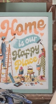 Our Happy Place by Emma Congdon from Cross Stitcher 406 PCS + XSD