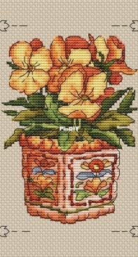 Paradise Stitch - Yellow Flowers by Olga Lankevich