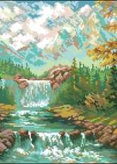 Alisa 3-09 Mountain waterfall pcs