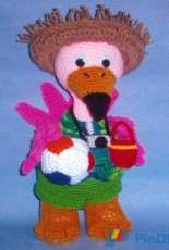 Pams Patterns - Pam McClung - Ricky Flamingo