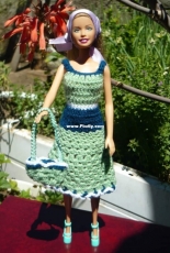 Maguinda Bolsón - Alejandra dress and bag set for dolls