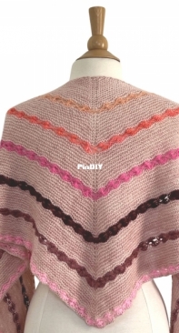 Fruit Tingles Shawl by Ambah OBrien in English