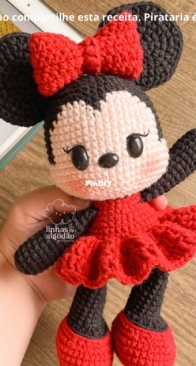 Linhas de Algodão - Andreza Andrade - Mika Mouse - Ratinha Mika - Portuguese