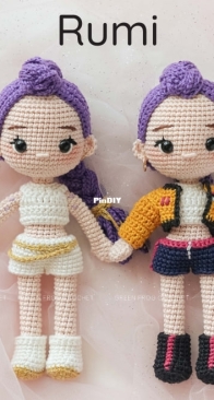 Green Frog Crochet - Thuy Anh - Đặng Thùy Anh - Rumi - Spanish