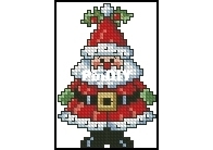 Needle Magic Inc. NMI Stitch N Hang 4206 - Santa XSD