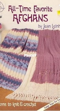 American School of Needlework 1072 - All Time Favorite Afghans To Knit and Crochet