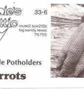 Annies Attic - Carrot Potholder
