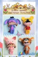 Di Feltro-Baby Fantasy-Turma Pooh-Portuguese