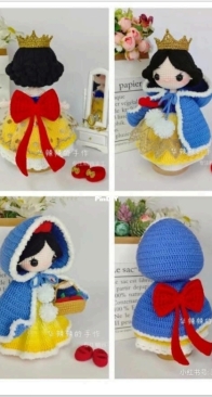 Hua La La Handmade  - Snow White and accessories - Blanca Nieve y accesorios - Spanish - Translated -