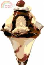 Better Cross Stitch - Ice cream - free pattern