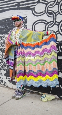 Building Blocks Blanket by Stephen West