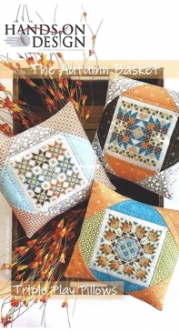 Hands On Design - Triple Play Pillows hd-266 The Autumn Basket PCS + XSD