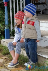 Skinny Striped Hat by Alison Williams /Blue Sky Alpacas -Free
