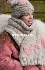 Durable -  Nienke Landman - I Love Chunky Hat & Scarf - FREE
