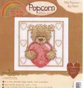 Designer Stitches  Popcorn PA8 Big heart