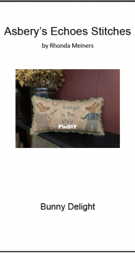 Asberys Echoes Stitches - Bunny Delight by Rhonda Meiners