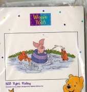 Designer Stitches B28 Piglet Fishing