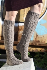 Braid Quartet Socks by Outi Nousiainen-Free