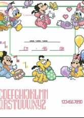 Vervaco 70.914 Birth Sampler PCS