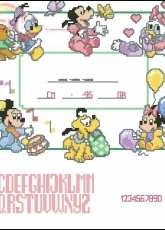 Vervaco 70.914 Birth Sampler PCS