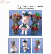 Bluebeary Treasures - Sue Pendleton - BBT030 Amigurumi Flowers fairies