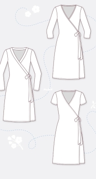 Pattydoo - Ina Fischer - Sally Wrap Dress - Sizes 32-48 - German