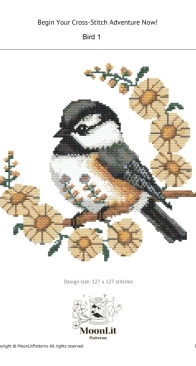 Moonlit Patterns- Bird 1