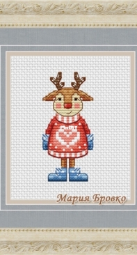 Deer in a Red Sweater  - Maria Brovko