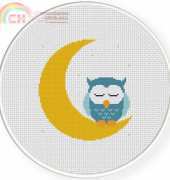 Daily Cross Stitch - Sweet Dreams Owl