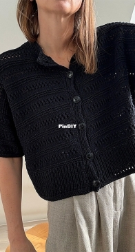 Lacey Loop Cardigan by Maja Kløvdal - Other Loops - english
