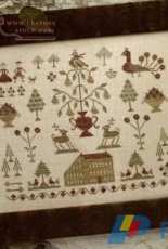 With Thy Needle & Thread WTNT CS125 - Cozy in the Pines Sampler