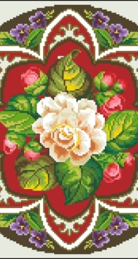 Berlin Woolwork-7190 Magnolia Ornament  XSD+PCS
