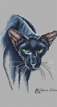 Oriental Cat by Irina Konoplich