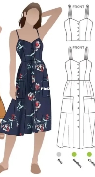 Style Arc - Ariana Woven Dress - Sizes 4-16