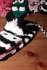 Zebra hand puppet - My work