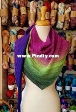 The Junction Shawl by Yarns Untangled