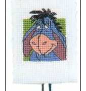Designer Stitches E18 Winnie the Pooh - Pooh and Friends Bookmark-Debbie Minto