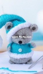 AmigurumiToysRabbit - Knitted Mouse Toy by Anna Ryabova