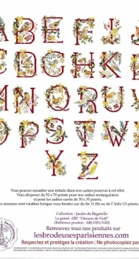Les Brodeuses Parisiennes LBP - Le grand ABC - Oiseaux de Noel XSD + PCS