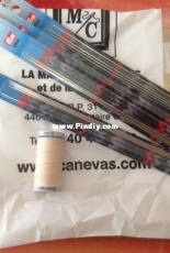 needles and sewing thread
