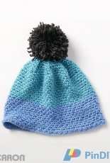 Color Dipper Hat by Caron Design Team - Free