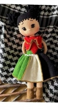 Metagurumi Design - Mrvtndr - Eflin Doll - Eflin Bebek - Turkish