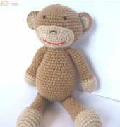 CrochetNPlayDesigns - CraftyAnna - Monkey