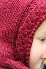Little Red Hooded Cowl by Gretchen Tracy -Free
