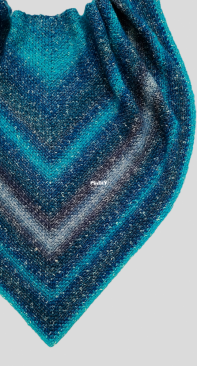 Turquoise Palm Designs - Leann Kay - Blue River Shawl - Free